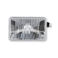 Holley RetroBright LFRB140-1 4x6 Rectangular LED Headlight with Modern White Lens