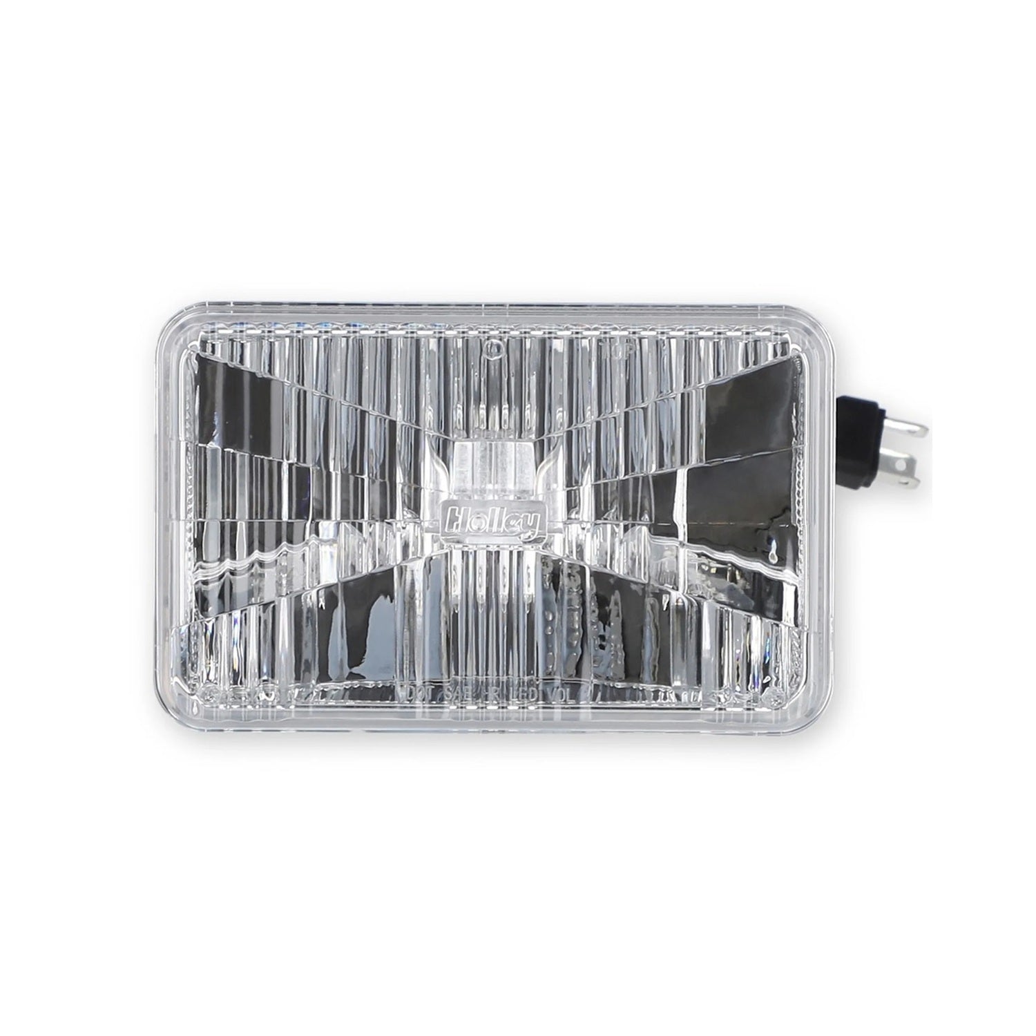 Holley RetroBright LFRB140-1 4x6 Rectangular LED Headlight with Modern White Lens