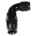 Russell 550513 6AN 90 Degree Pro PTFE Hose End Fitting Black Anodized Aluminum