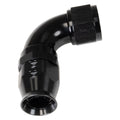 Russell 550663 12AN 90-Degree Pro PTFE Hose End Fitting Black Aluminum