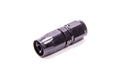Russell 610015 #4 Straight Full Flow Hose End Fitting Aluminum Black Anodized