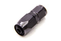 Russell 610025 Full Flow Straight Hose End Fitting, 6 AN Male to 6 AN Female, Aluminum, Black Anodized