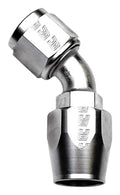Russell 610111 Endura Hose Fitting - 10 AN 45 Degree Full Flow Aluminum with Nickel Finish