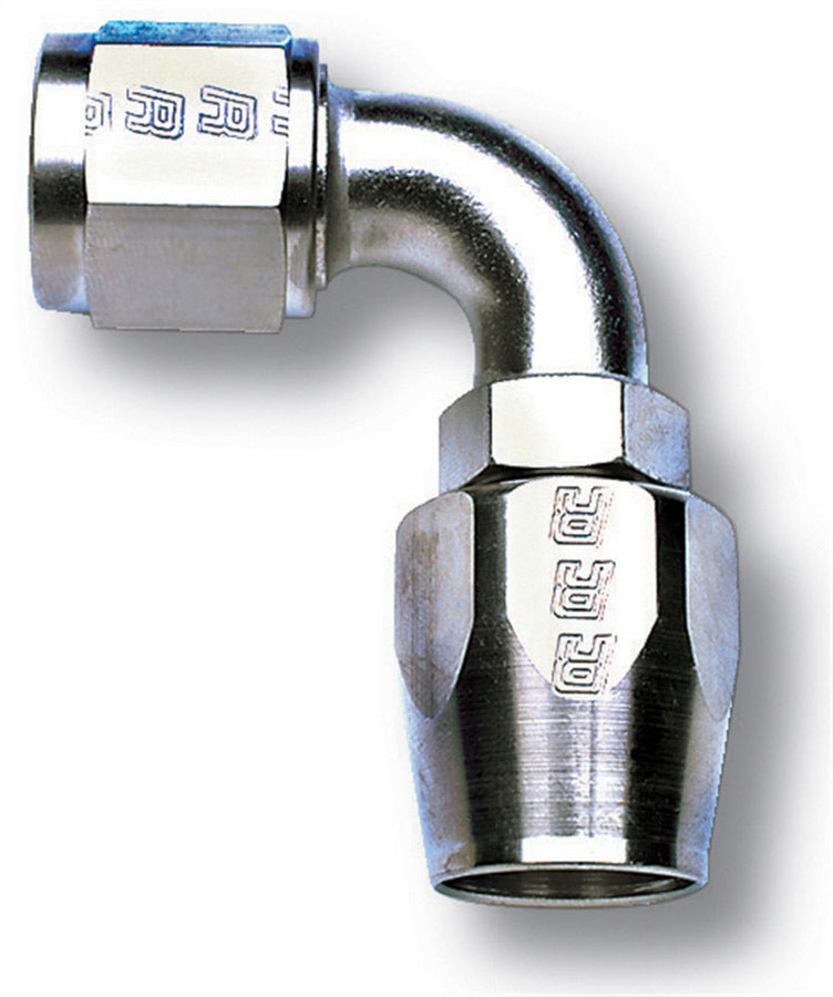 Russell 610191 Endura Hose Fitting 12 AN 90 Degree Full Flow Aluminum Nickel Anodized