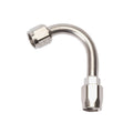 Russell 610221 Endura Hose Fitting 6AN Full Flow 120 Degree Aluminum Nickel Anodized