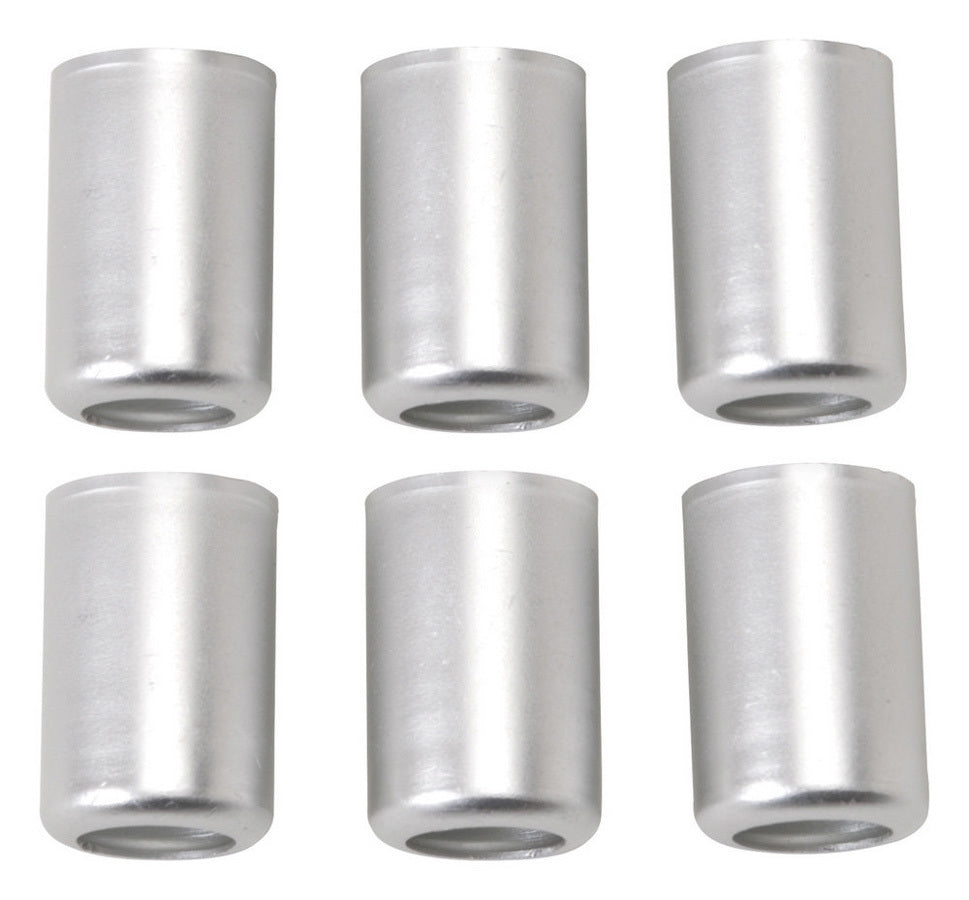 Russell #610363 Aluminum Crimp Collar Set of 6 for 6 AN Fittings