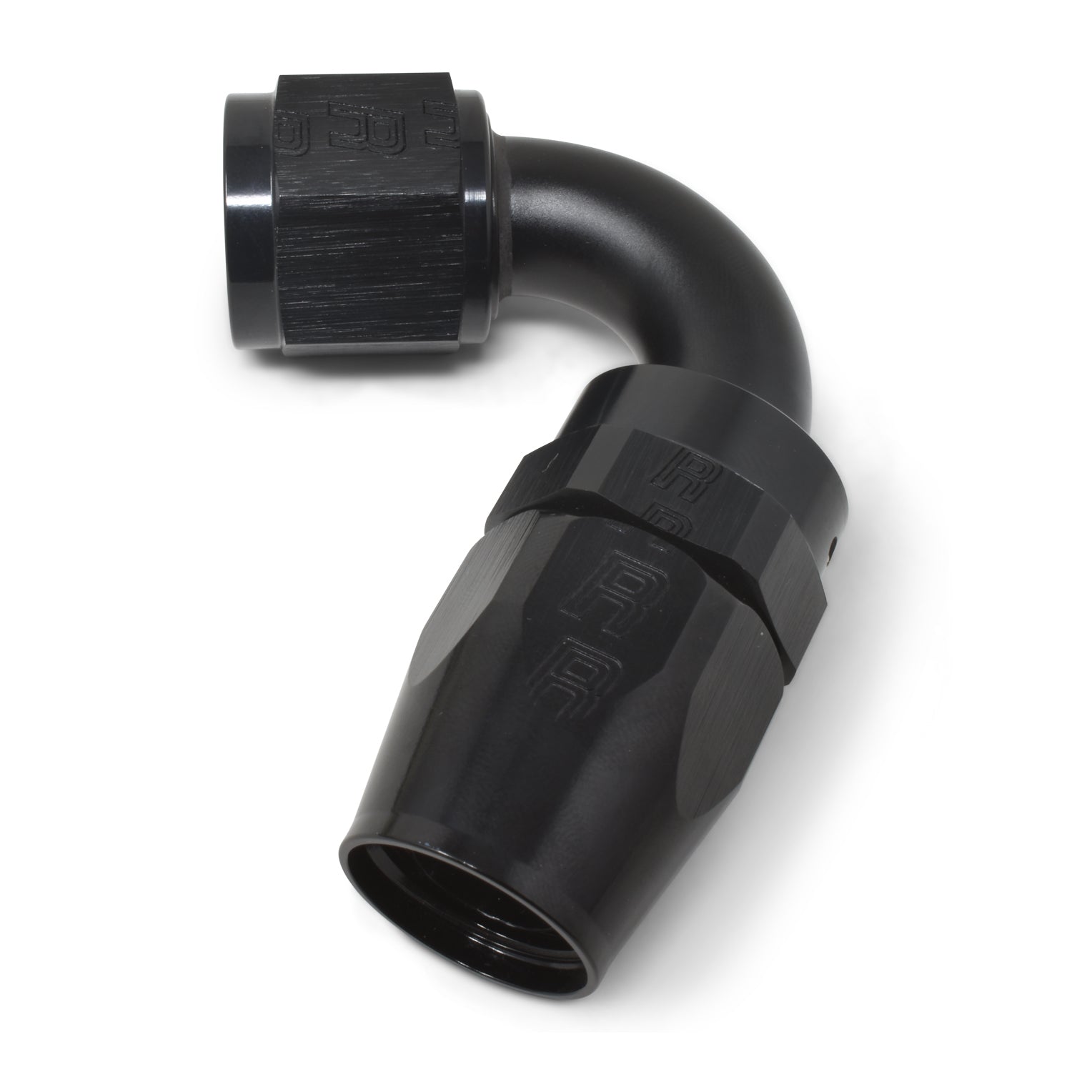 Russell 613435 ProClassic 12AN 120-Degree Swivel Hose End Aluminum Black