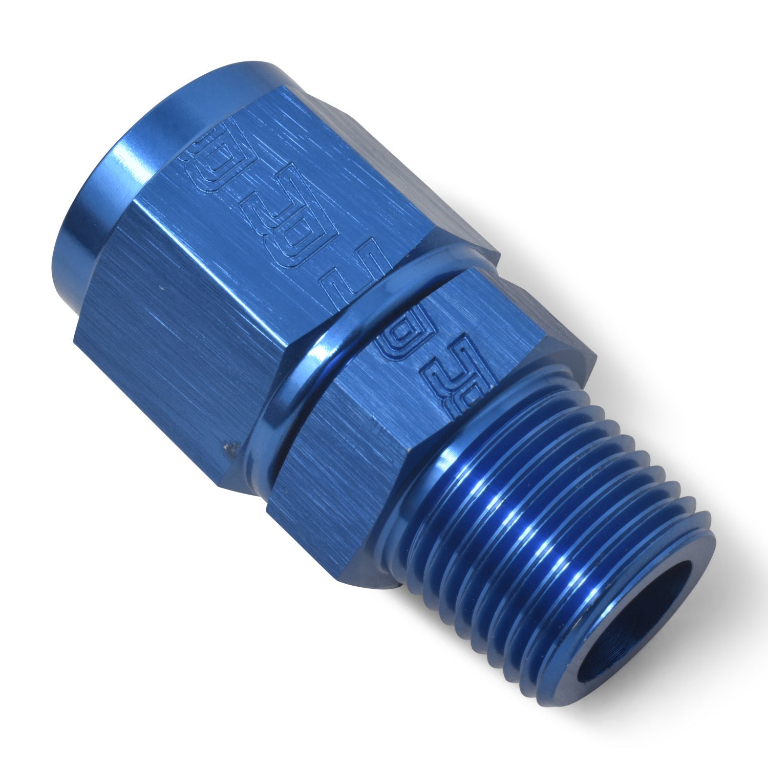 Russell 614210 10AN Female Swivel to 1/2 Inch NPT Male Straight Aluminum Fitting