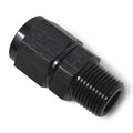 Russell 614217 8AN Female Swivel to 3/8 Inch NPT Male Straight Fitting, Aluminum, Black Anodized