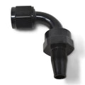 Russell 615163 6AN 90-Degree Swivel Hose End Fitting Aluminum Black Anodized