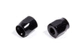 Russell 615523 Female Hose End Socket 6AN 2-Pack Black Anodized Aluminum