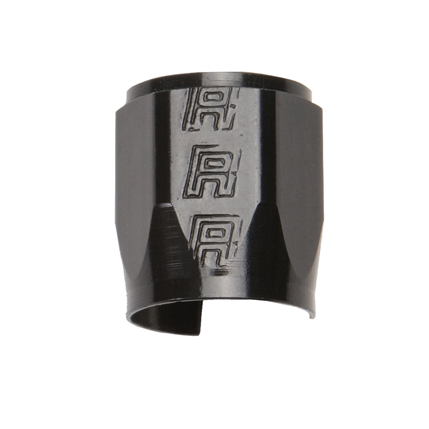 Russell 620273 8AN Tube Seal Black Aluminum Worm Gear Hose Clamp