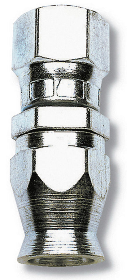 Russell 620401 PowerFlex Hose End Fitting, 6 AN Straight Steel Nickel Anodized