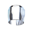 Russell #622260 Chrome Aluminum Worm Gear Hose Clamp for 6 AN Fuel and Oil Lines