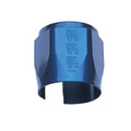Russell 623270 Blue Anodized Aluminum Worm Gear Hose Clamp for 8 AN Tubing