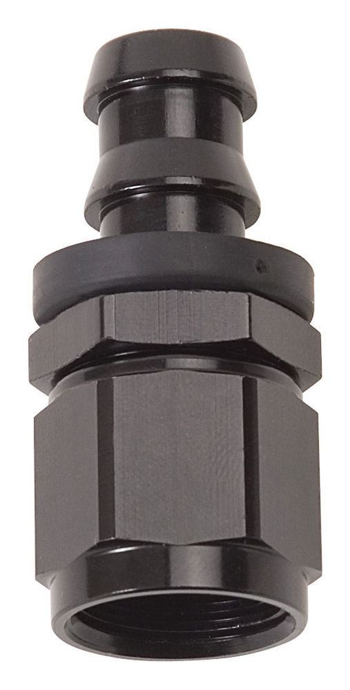 Russell 624033 Twist-Lok Hose End Adapter for 10 AN Hose Barb to 10 AN Female, Aluminum, Black Anodized