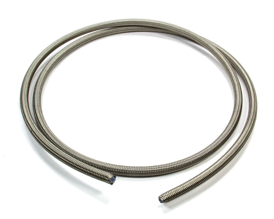 Russell PowerFlex Braided Hose 632610, 6 Feet, 6 AN, PTFE and Stainless Steel Braided, Natural Finish