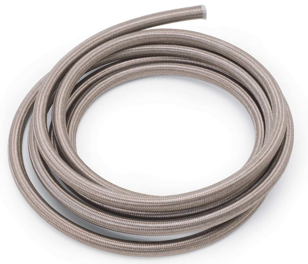 Russell PowerFlex SS Braided Hose 10 AN, 3 Feet, PTFE Inner, Stainless Steel Braided Outer
