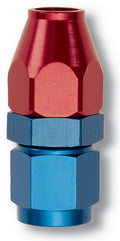 Russell 639200 #6 Female Swivel to 3/8 Inch Tube Fitting, Aluminum, Blue and Red Anodized