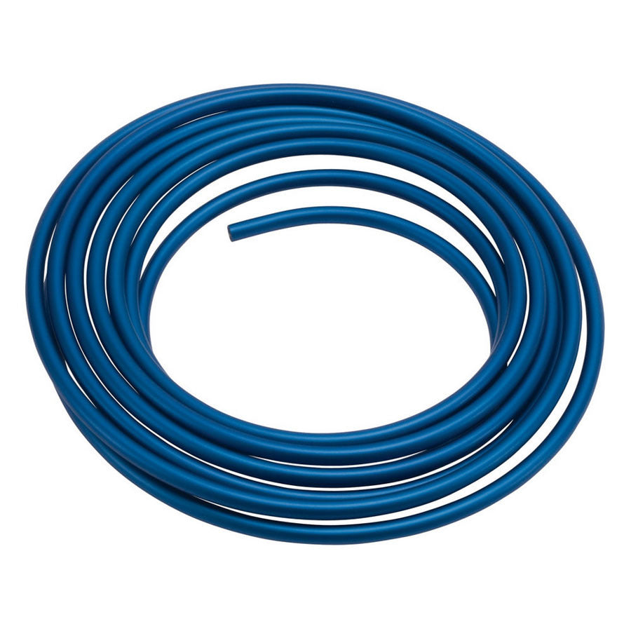 Russell 639250 3/8 Inch Aluminum Fuel Line, 25 Feet, Blue Anodized