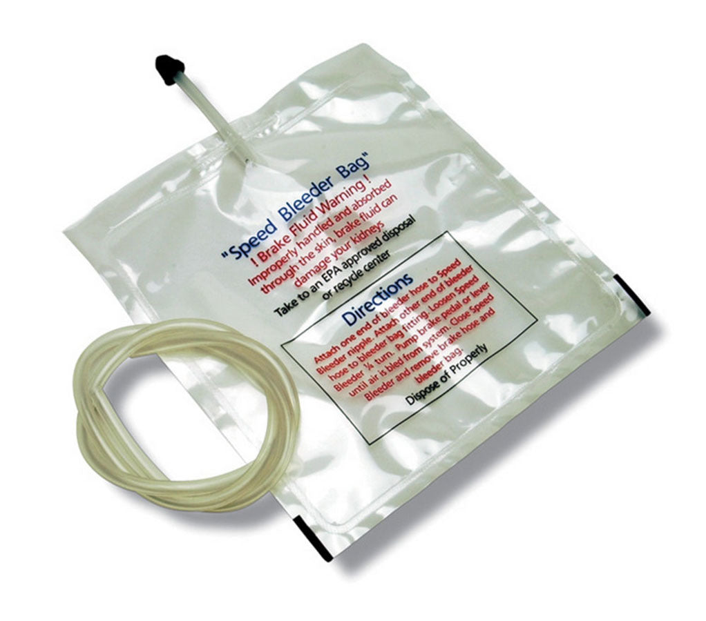 Russell Brake Bleeder Bag 639500, 7 x 7 Inch Plastic Bag, Holds 12 oz, Includes Plastic Tubing