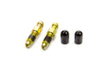 Russell 639570 Speed Bleeder Pair with 7mm x 1.00 Thread, 34mm Length, Steel, Cadmium Finish