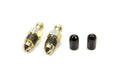 Russell Brake Speed Bleeders 10mm x 1.00 Thread, 33mm Length, Steel, Cadmium Finish, Pair