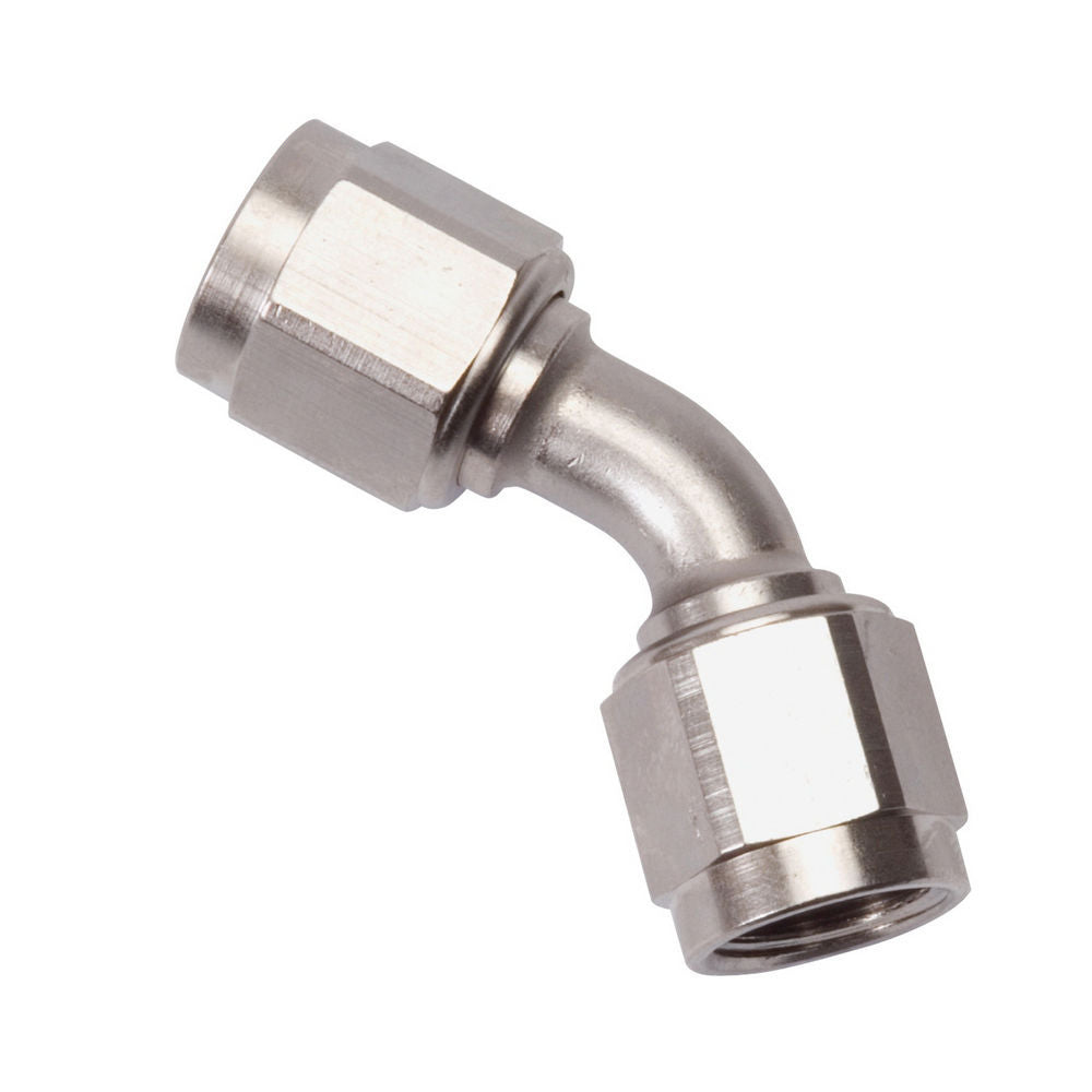 Russell 640041 Endura Coupler Fitting 6AN 45 Degree Aluminum Nickel Anodized