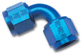 Russell #640180 10 AN 90 Degree Swivel Coupler Aluminum Blue Anodized