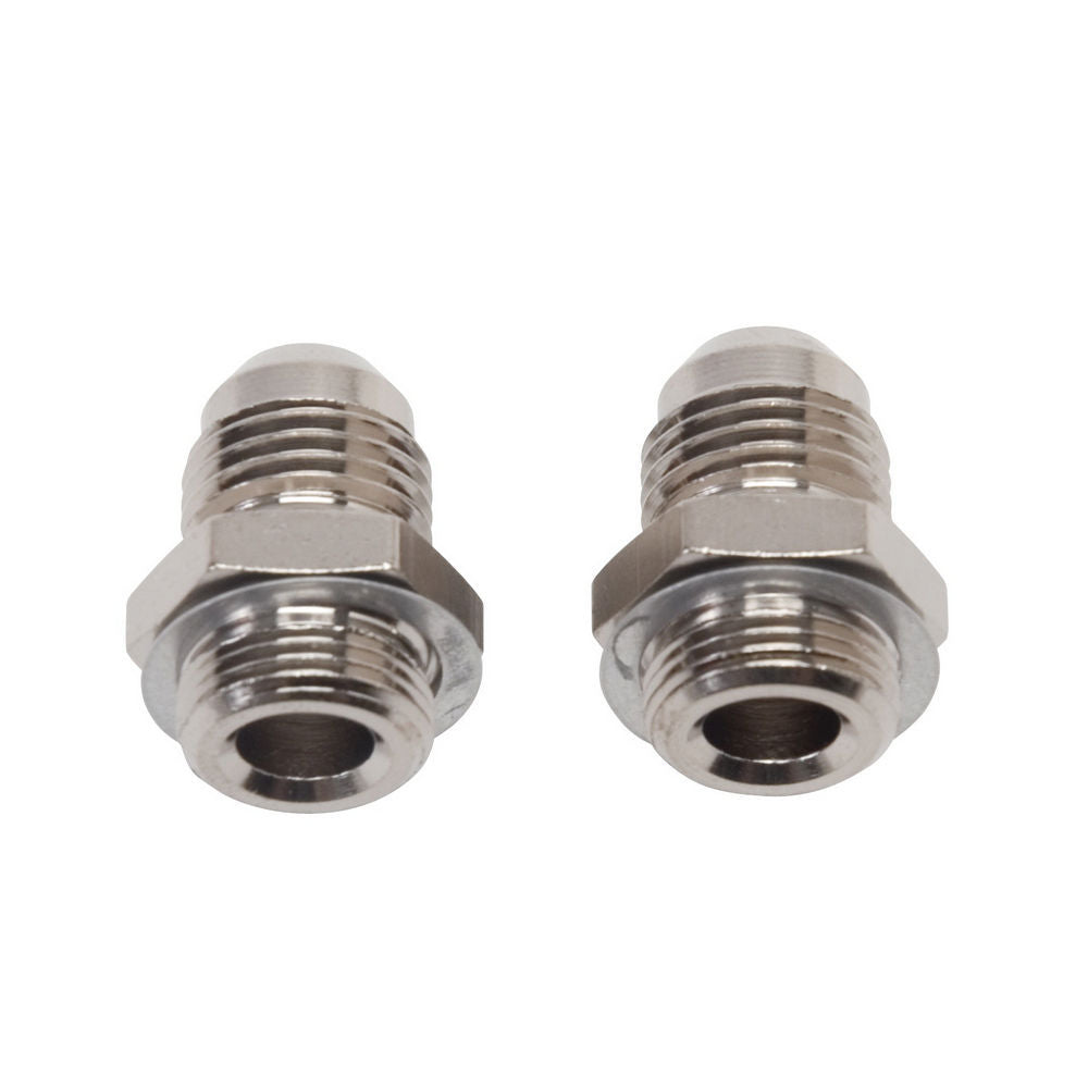 Russell 640201 Endura Aluminum Fuel Fitting with 6 AN Male to 9/16-24 in Male Adapter