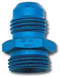 Russell 640240 6AN Male to 5/8-20 Inch Male Straight Adapter Aluminum Blue Anodized
