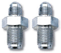 Russell 640311 7/16 Inch to 4AN Male Brake Fitting Adapter Steel Nickel Plated Pair