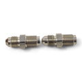 Russell 640321 7/16 Inch to 4AN Male Fitting Adapter Steel Nickel Plated Pair