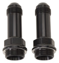 Russell Carburetor Inlet Fitting 640363, 6AN to 7/8-20 Male, Black Anodized Aluminum, Pack of 2