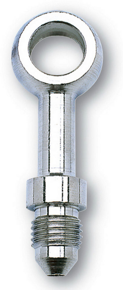 Russell 640471 Fitting, Banjo Adapter, 3AN Male to 10mm Banjo, Steel, Nickel Plated