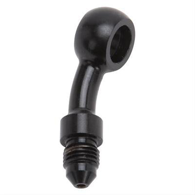 Russell 640513 3AN to 10mm Banjo Fitting, 35-Degree Male Aluminum Black Anodized Adapter