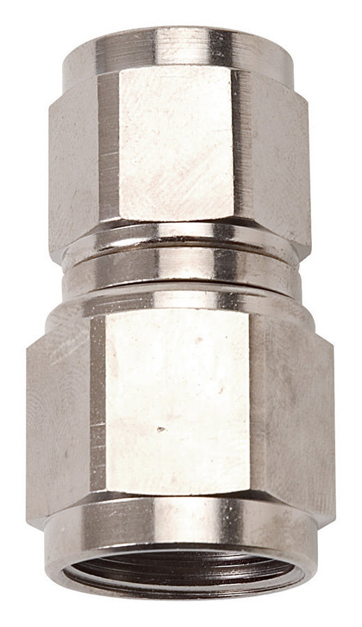 Russell 640551 Endura Coupler Fitting 6AN to 8AN Straight Aluminum Nickel Anodized
