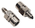 Russell 640591 Steel Nickel Plated 7/16-24 Inverted Female to 3AN Male Fitting