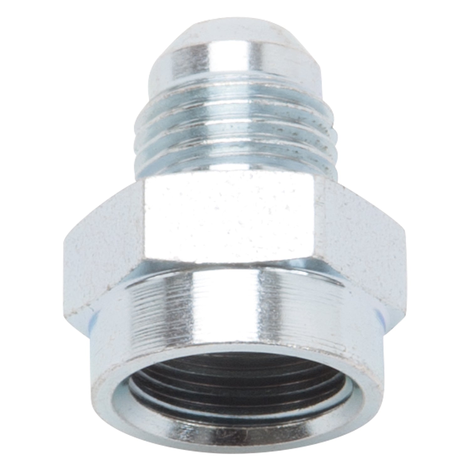Russell 640610 -6AN to 5/8-18 Inverted Flare Female Adapter, Steel with Zinc Oxide Finish