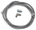 Russell 640720 Fitting Kit for Fuel and Oil with 6 ft PTFE Braided Stainless Steel Hoses, 4 AN Female to 4 AN Female Connections