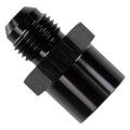 Russell M16 x 1.5 F O-Ring Adapter Fitting, 6 AN Male to 16 mm x 1.50 in Female, Black Anodized Aluminum