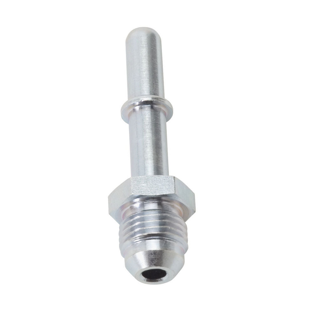 Russell EFI Fitting #640940 Straight 6 AN Male to 3/8 in SAE Male Quick Disconnect Steel Zinc Plated