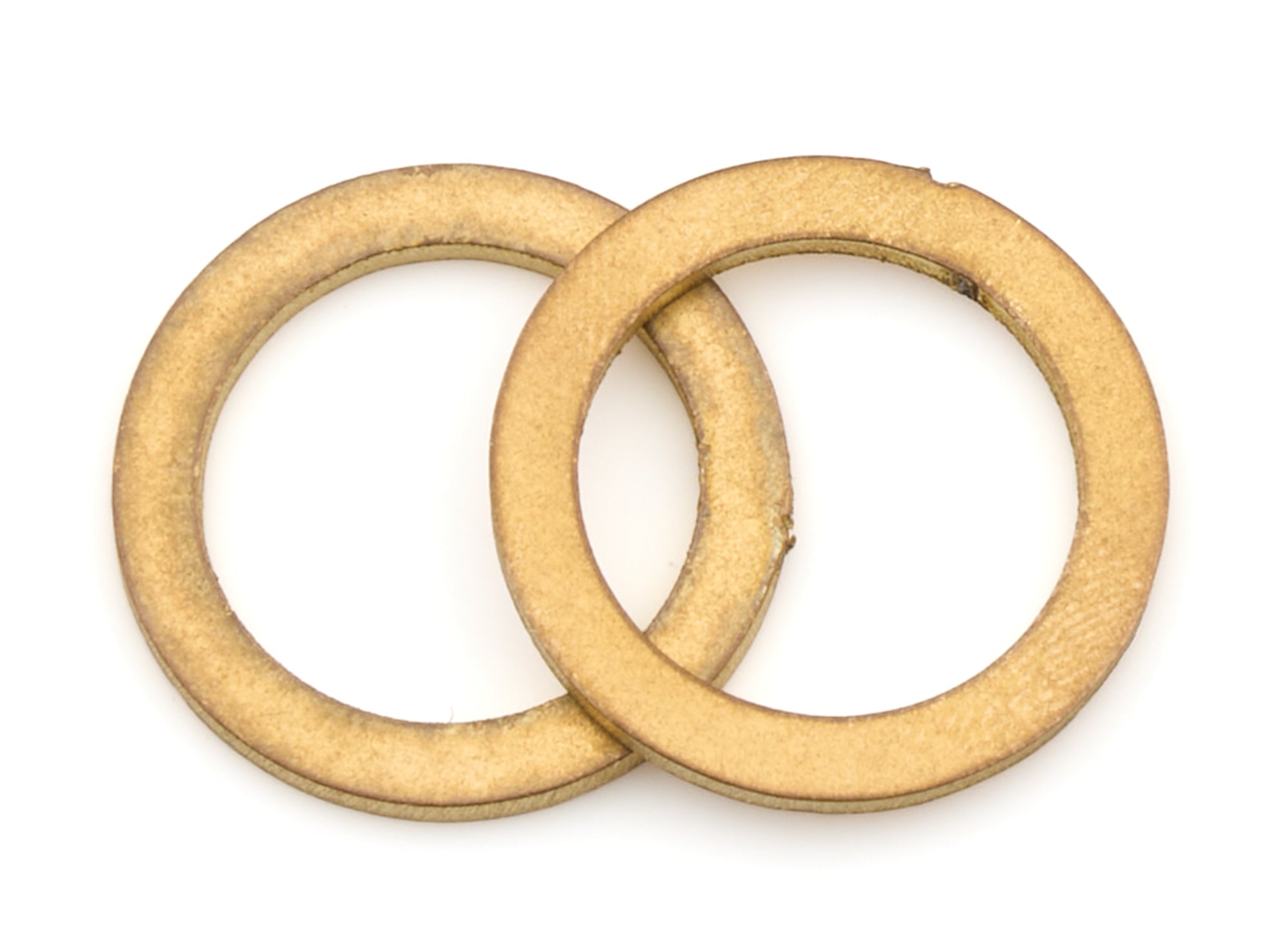 Russell 640990 Copper Crush Washer Pair for Fuel System, 0.632 in ID, 0.864 in OD, 0.058 in Thickness