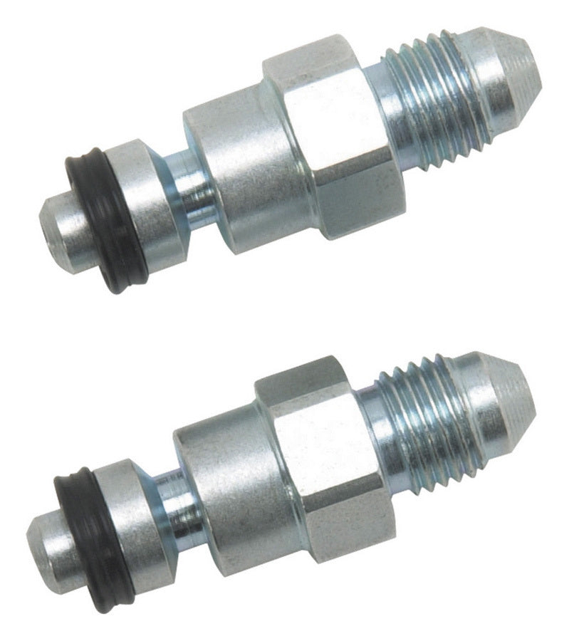 Russell 641001 4AN Male to 3/8 Inch SAE Compression Steel Fitting Adapter Pair