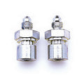 Russell 641291 Brake Fitting Endura 3/8-24 to 3/16 Inch Hardline, Steel, Nickel Plated