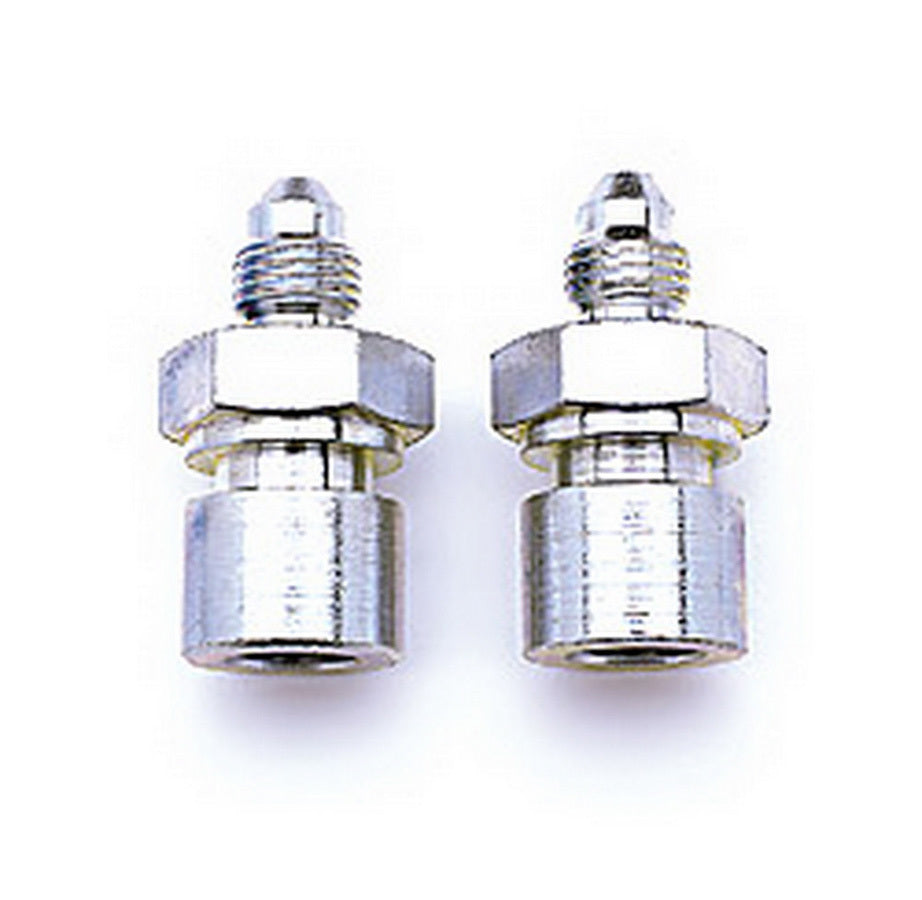 Russell 641291 Brake Fitting Endura 3/8-24 to 3/16 Inch Hardline, Steel, Nickel Plated