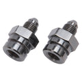Russell 641293 3AN to 3/8-24 Inverted Flare Female to 3AN Male Steel Brake Adapter Pair