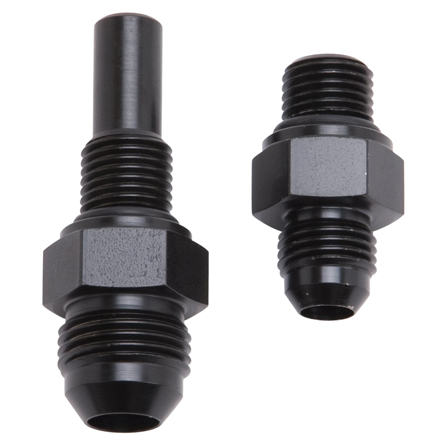 Russell 641400 8AN to 1/4 Inch Male Transmission Adapter for 4L80E Series