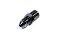 Russell #642443 #3AN to 1/8 Inch NPT Adapter Fitting Aluminum Black Anodized