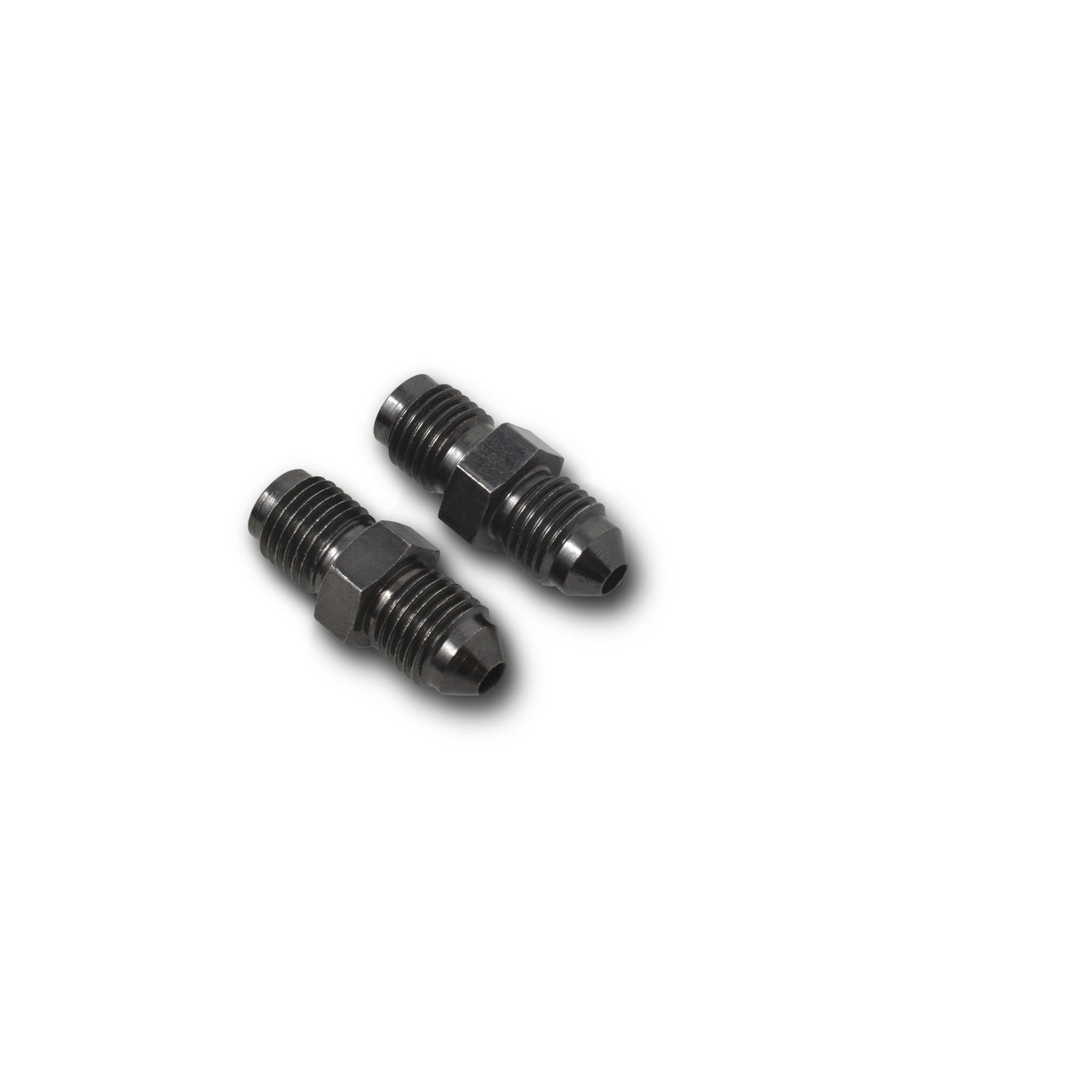 Russell 643963 3AN to 3/8-24 Inverted Flare Male Steel Fitting in Black Oxide